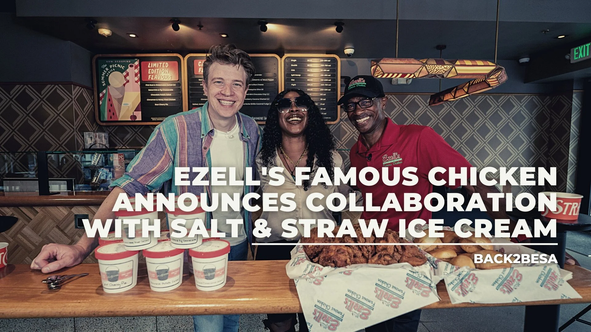 Ezell's Famous Chicken and Salt &amp; Straw Ice Cream Announce Collaboration