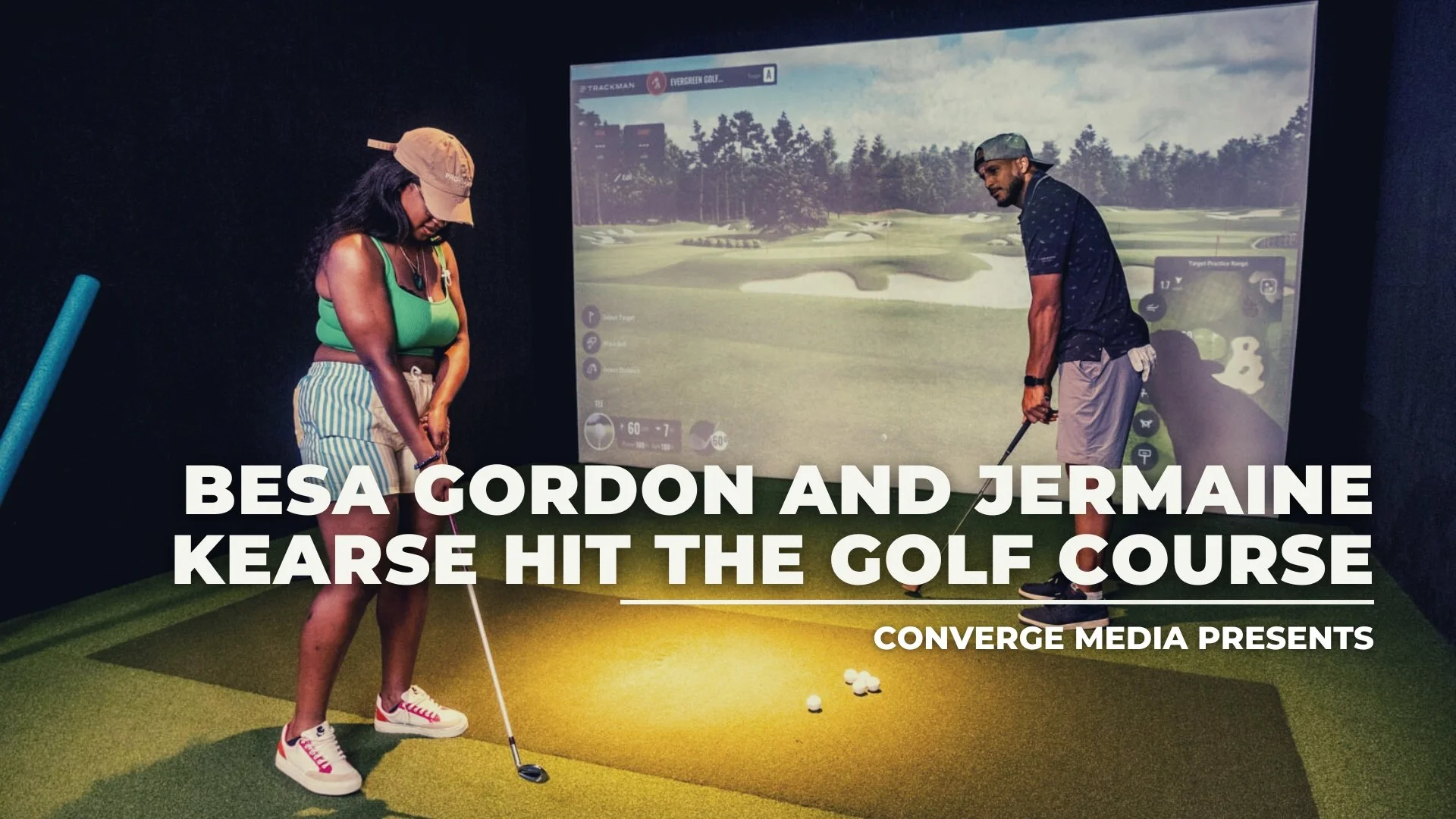 Besa Gordon Joins Former Seahawk Jermaine Kearse to Try Golf for the First Time