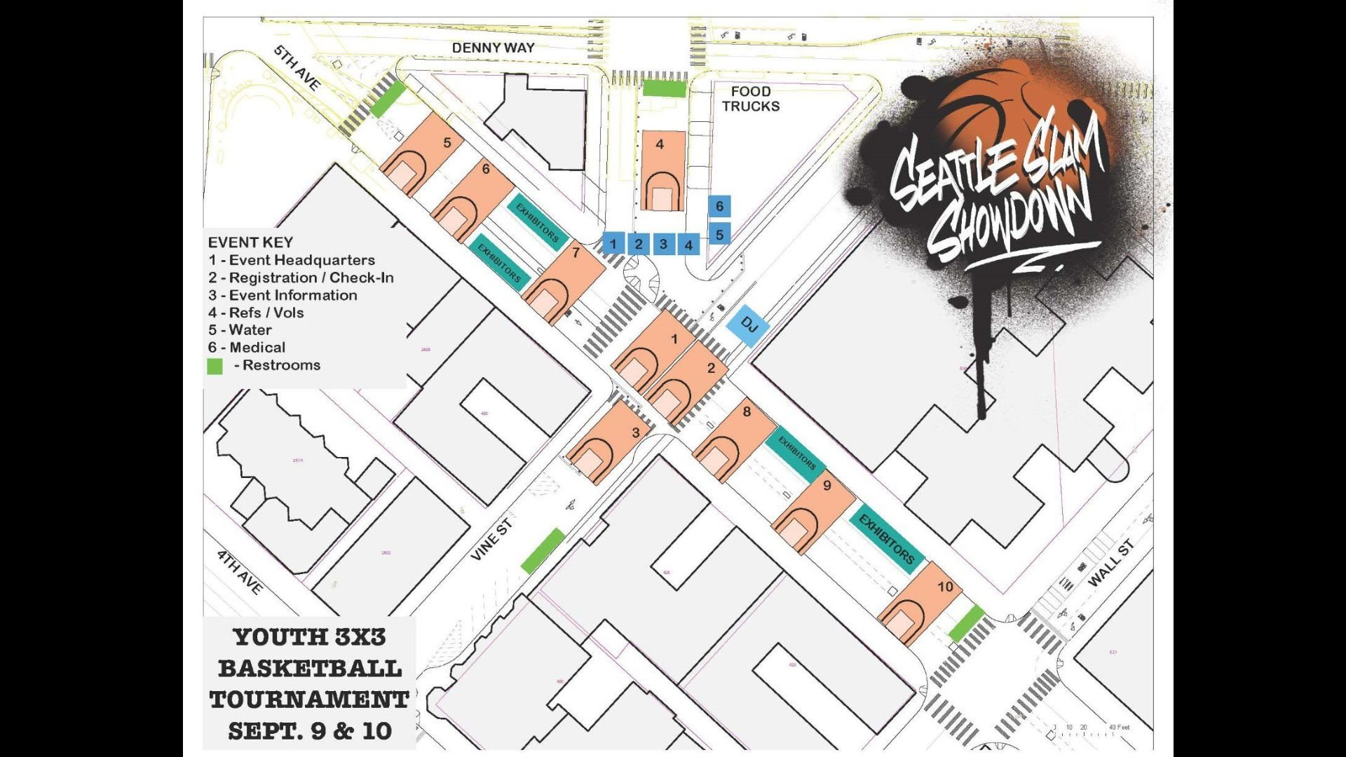 City of Seattle to Host Basketball and Pickleball Tournaments Downtown, Reenergizing Public Space at Taylor and 5th Ave&nbsp;