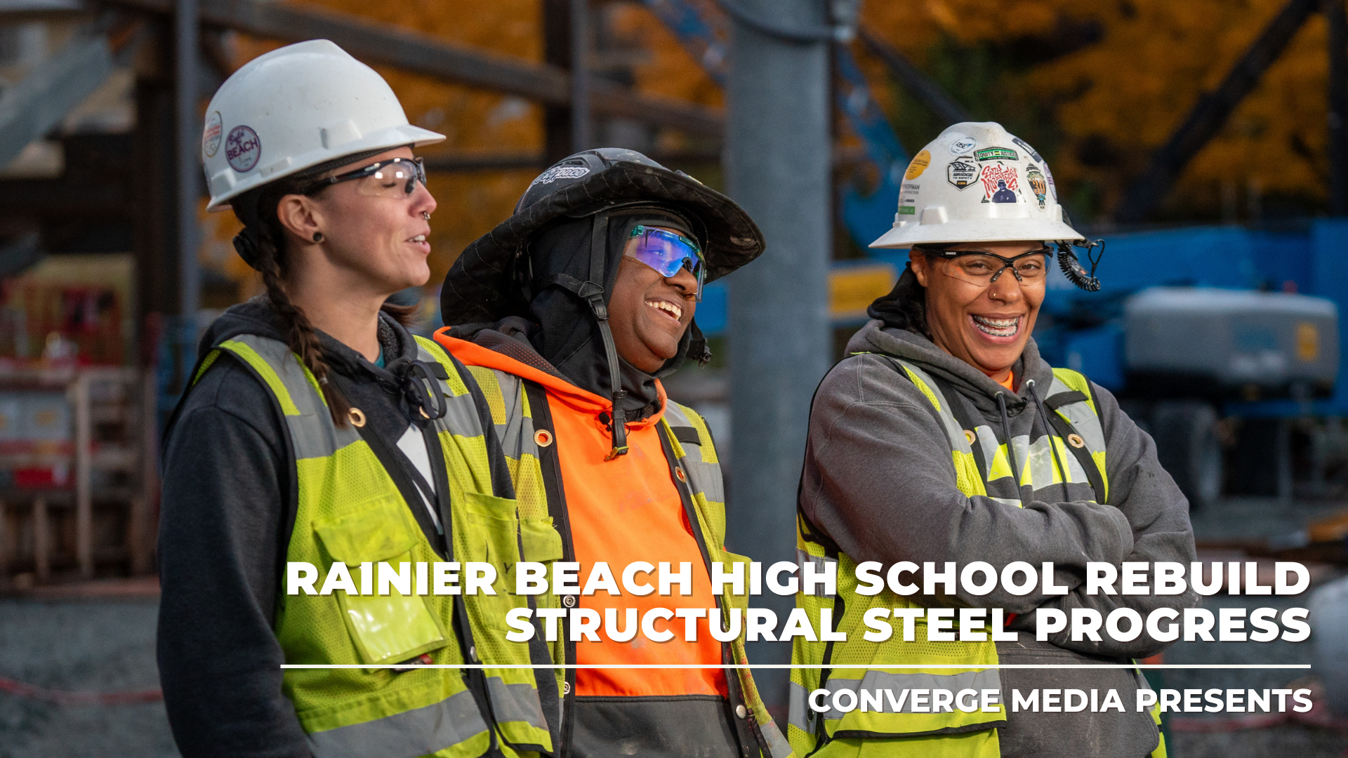 Rainier Beach High School Rebuild Structural Steel Progress