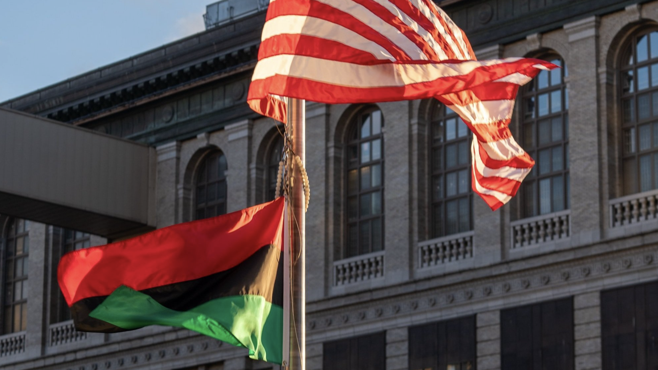 PHOTOS: #BlackLiberation - Red, Black, and Green Rises Over Seattle City Hall