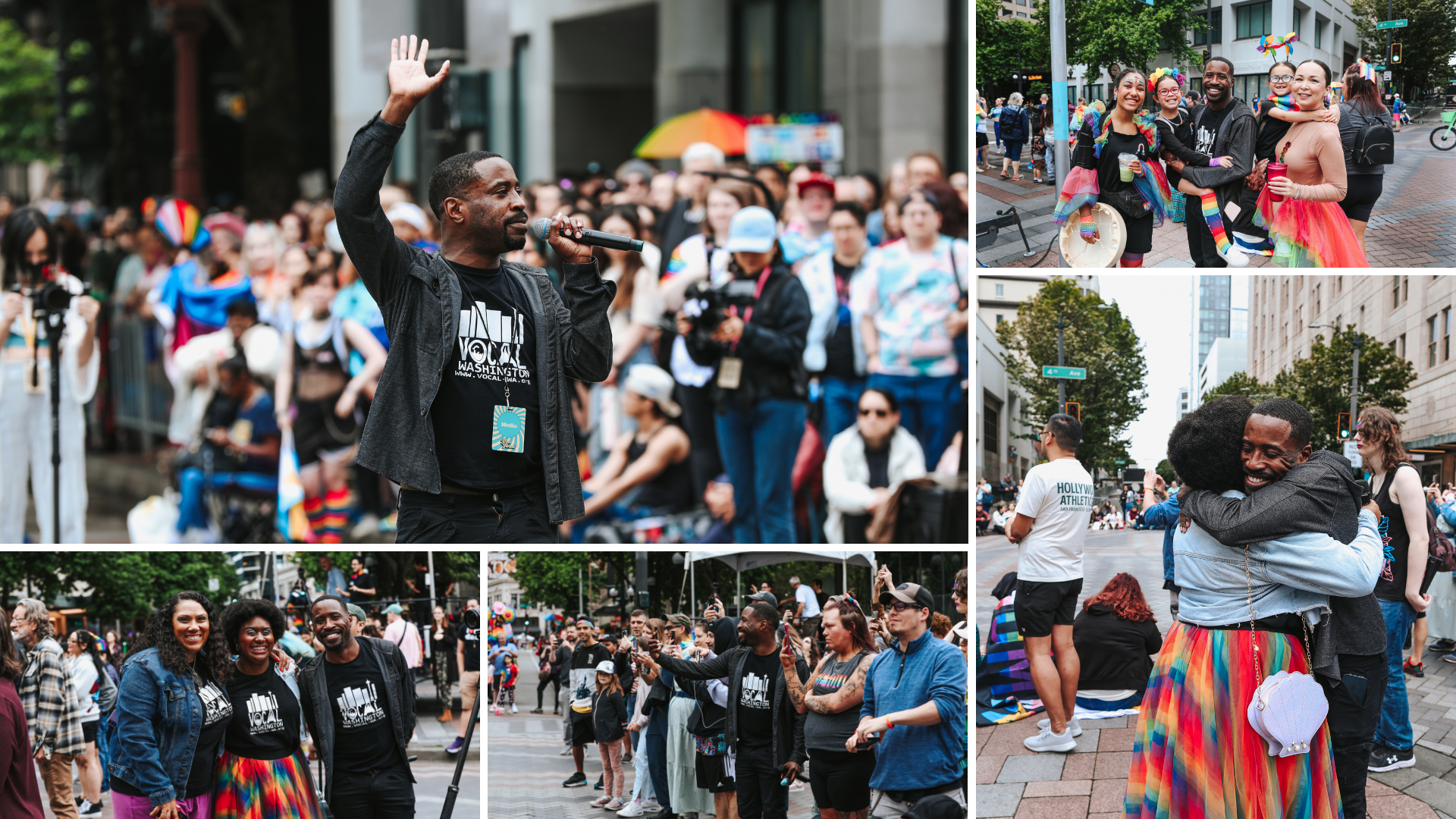 PHOTOS: DeAunte Damper Gives Call to Action at Seattle Pride 50