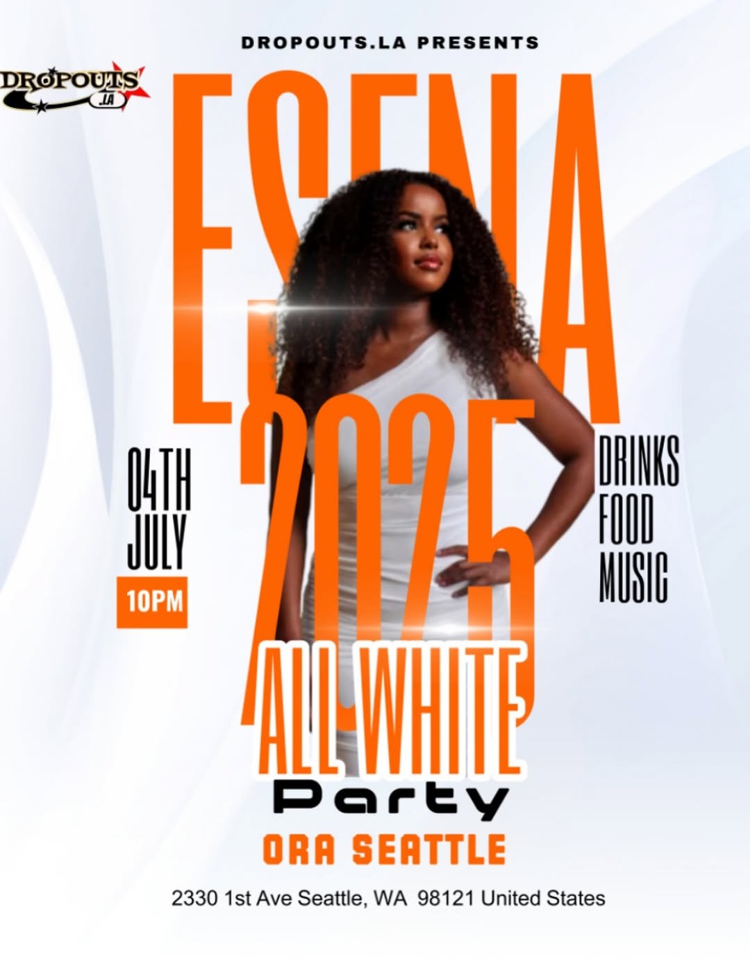 ESFNA ALL WHITE PARTY 18+