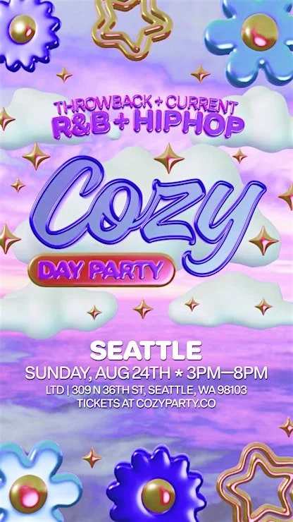 Cozy Day Party: Throwback + Current R&B & Hip-Hop