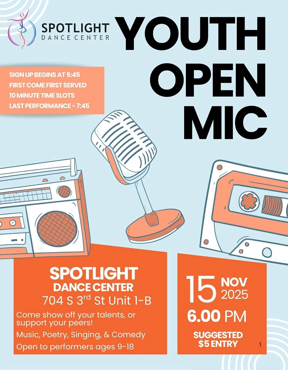 Youth Open Mic Night