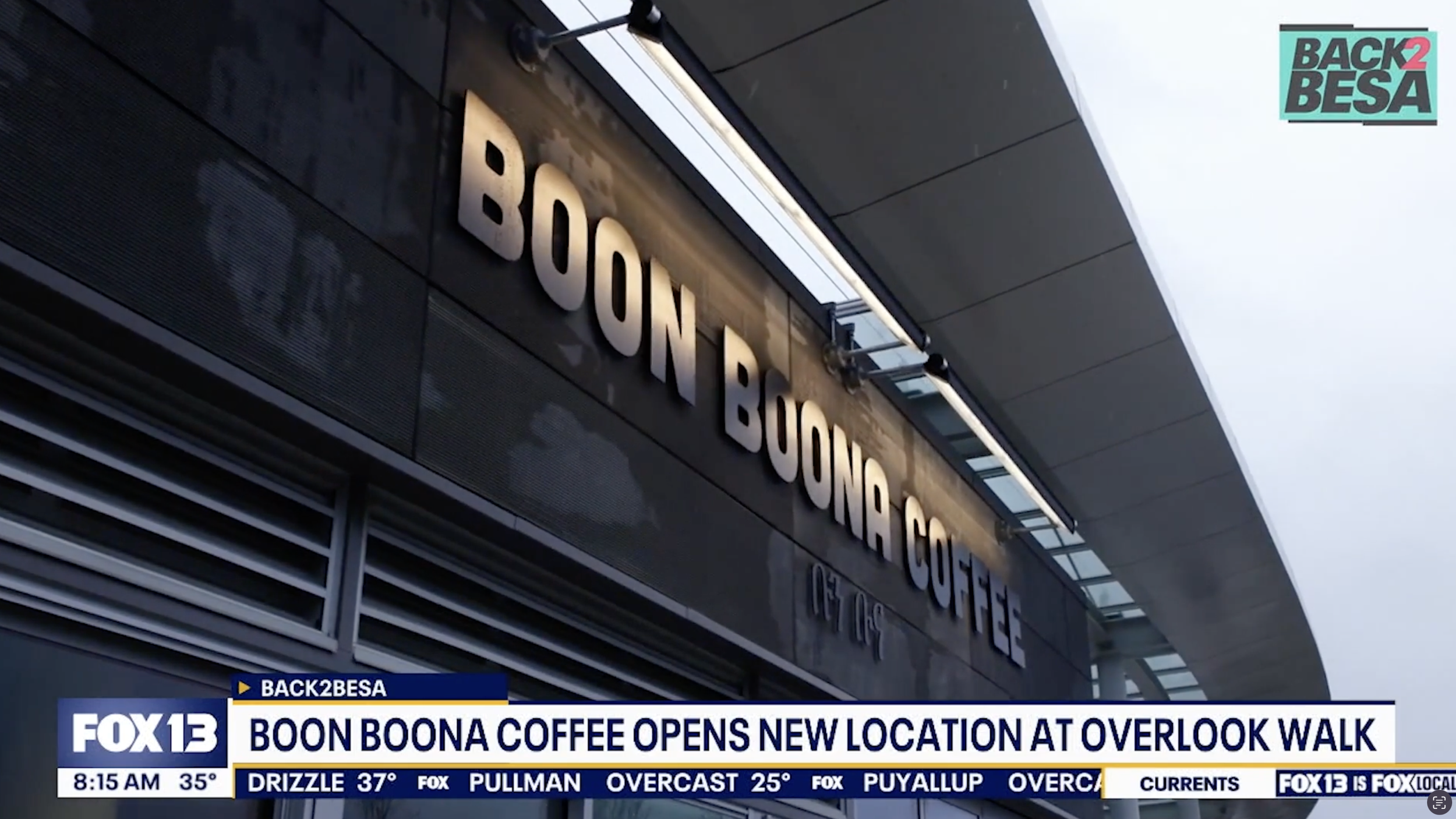 Besa Gordon Talks Boon Boona Coffee’s Waterfront Grand Opening on Good Day Seattle
