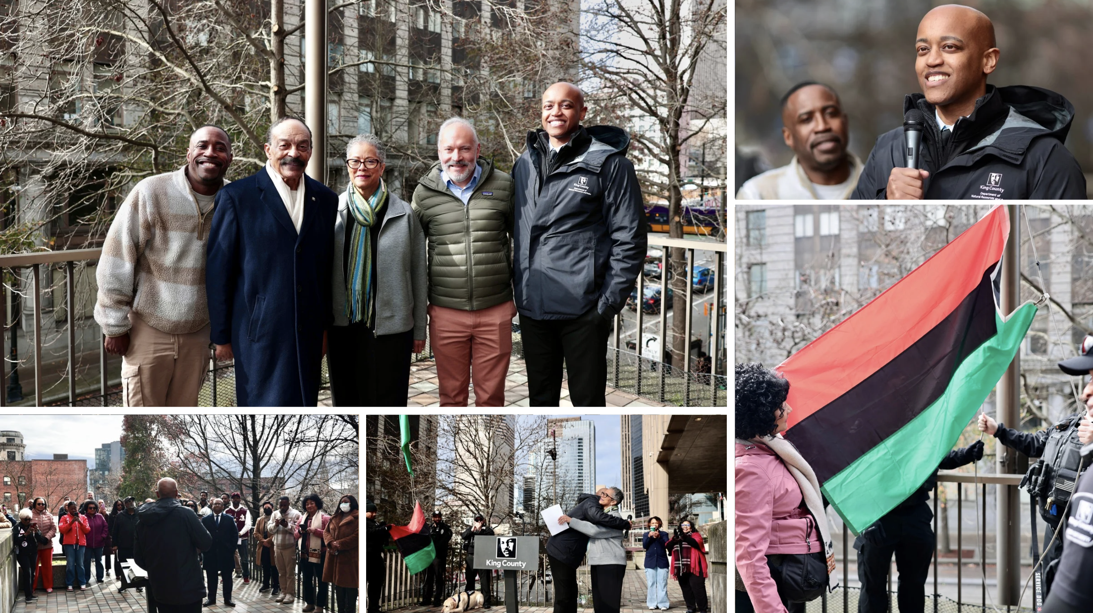 PHOTOS: King County Celebrates Black History Month with Flag-Raising Ceremony