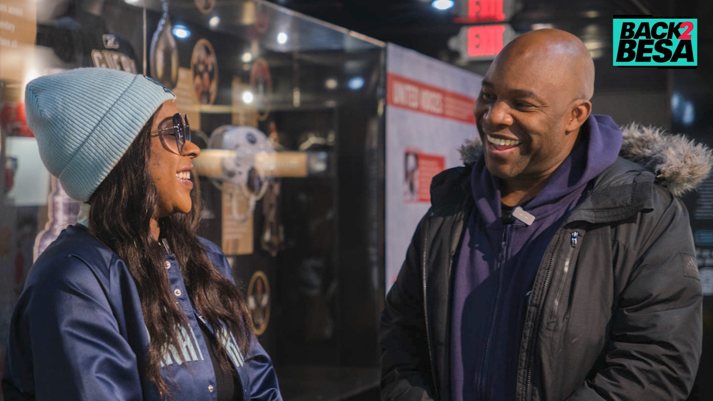 United by Hockey: Besa Gordon Visits NHL's Mobile Museum