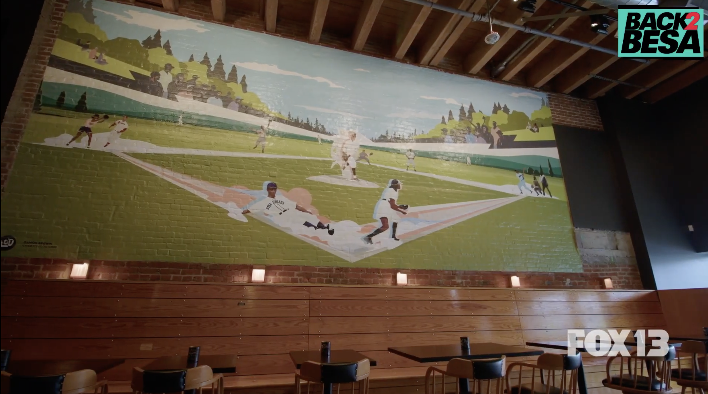 Creative Lou's Community Canvas: Damon Brown on His Baseball Mural at Steelheads Alley