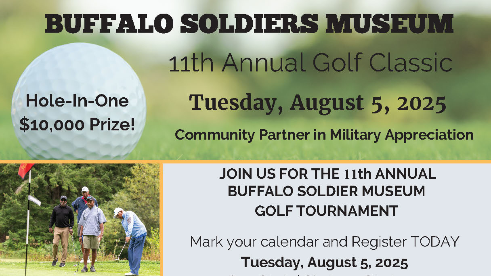 Buffalo Soldiers Museum 11th Annual Gold Classic