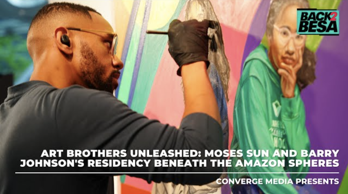 Art Brothers Moses Sun and barry johnson Conclude Amazon Residency