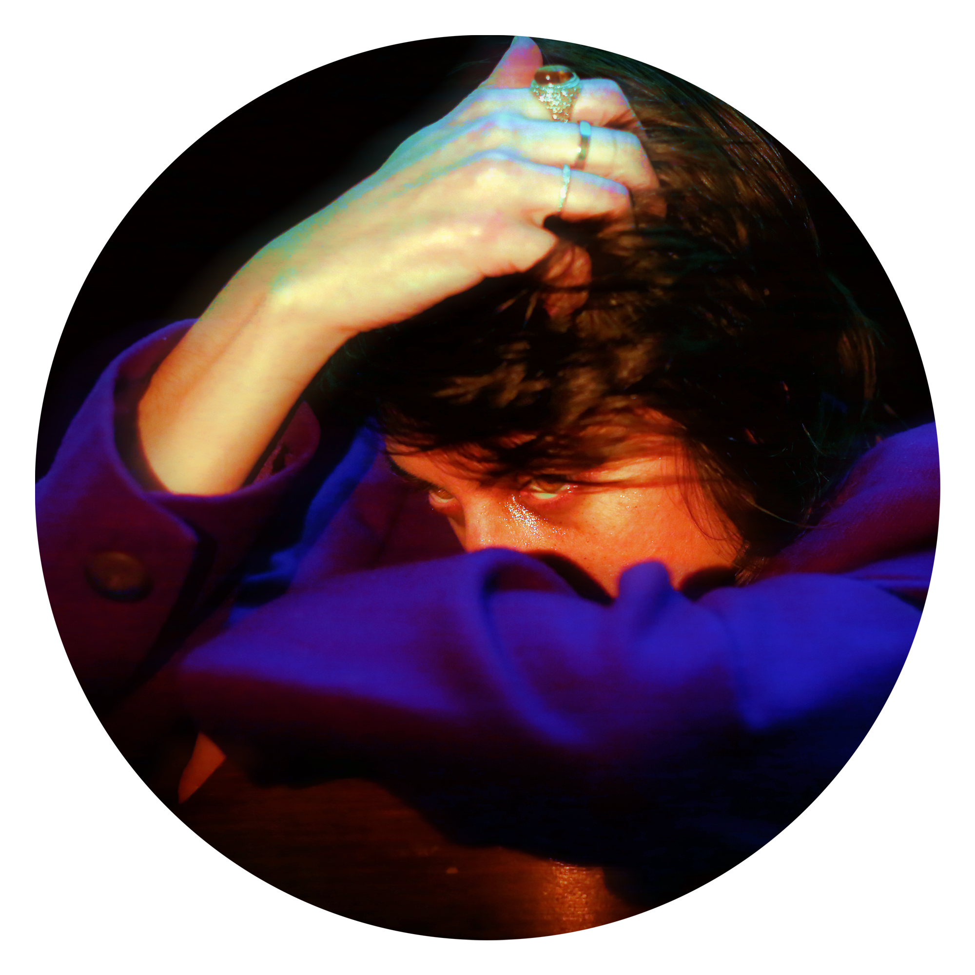 Geometric drawing of an outline square with sections divided by vertical, horizontal, and diagonal lines.