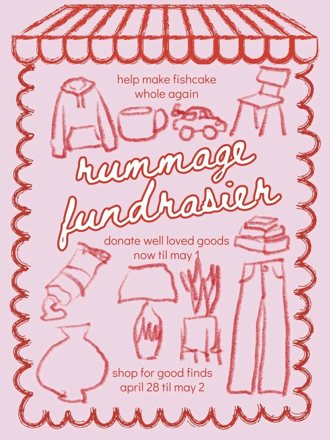 fishcake Rummage Fundraiser