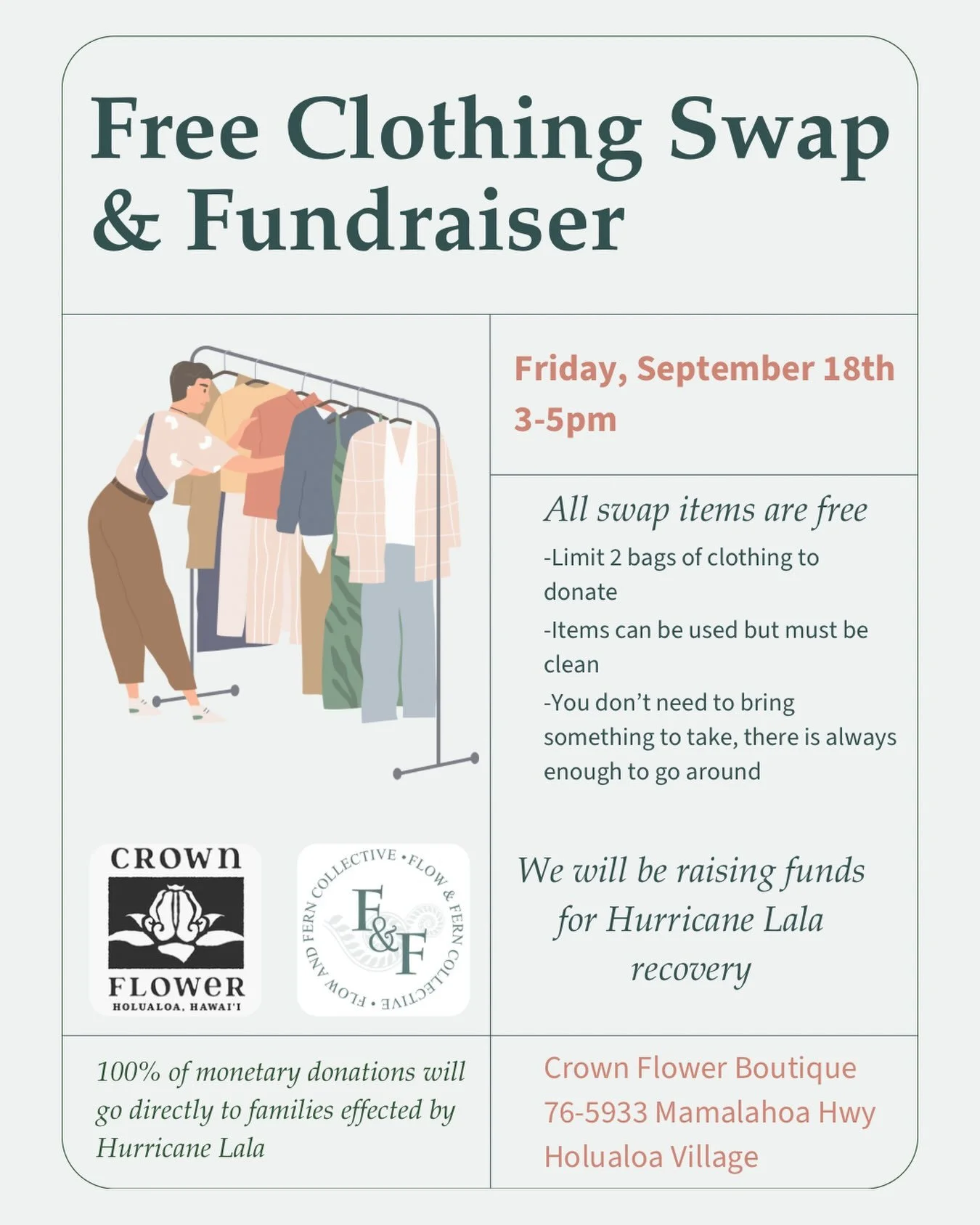 Community Clothing Swap &amp; Fundraiser