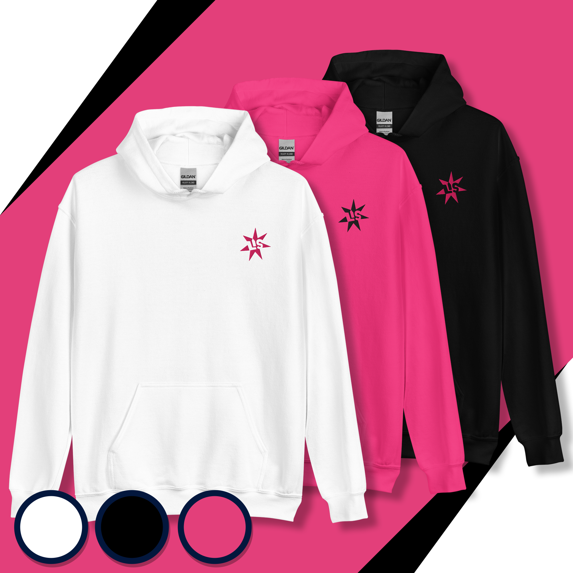 Embroidered Star Hoodie | League Impact Series