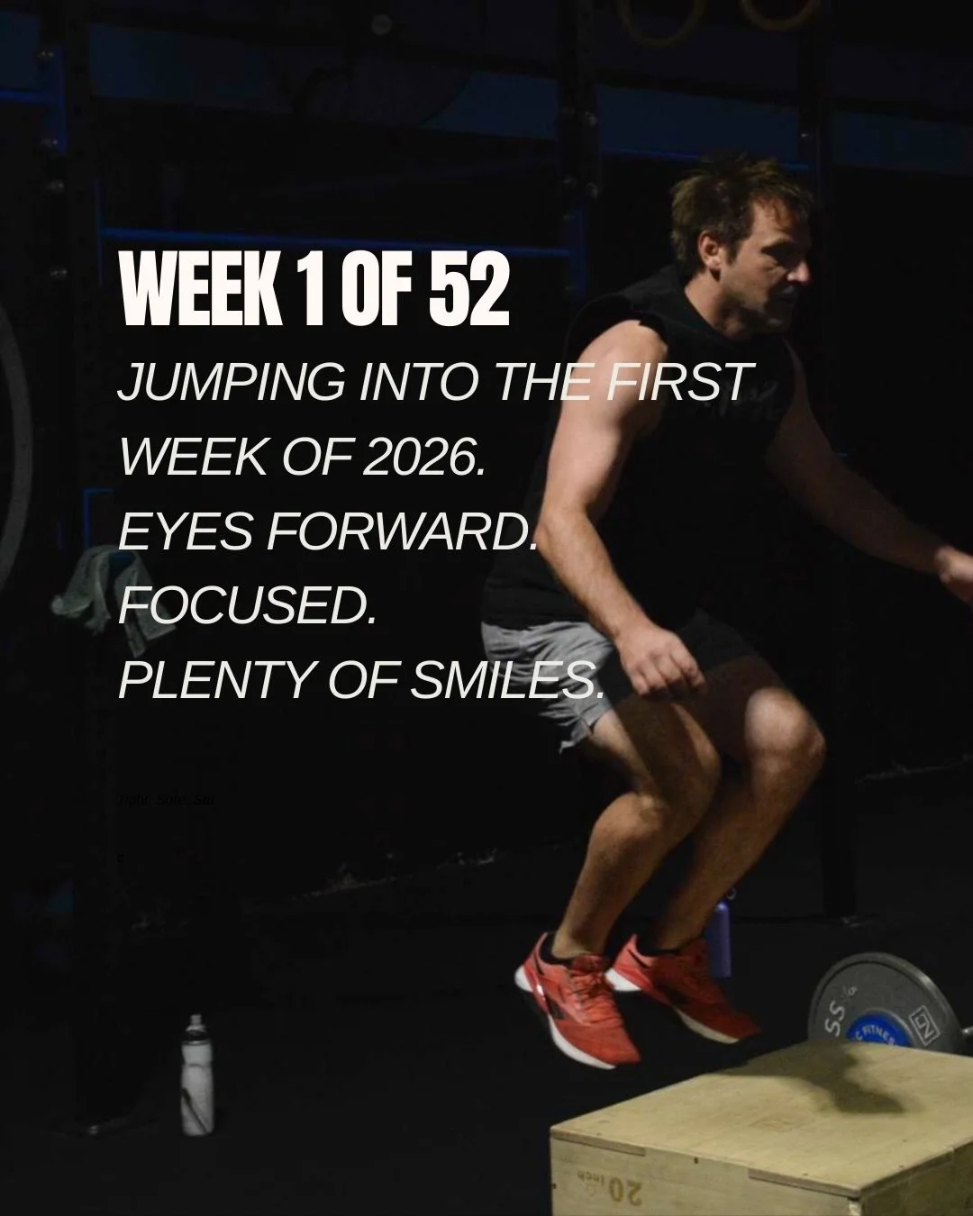 Jumping into the first week of 2026&mdash;eyes forward, focused, and plenty of smiles.

Week 1 of 52.
The basics, done well:
constantly varied, functional movement, scaled to you.

No perfection.
No ego.
Just consistent work, strong community, and ef