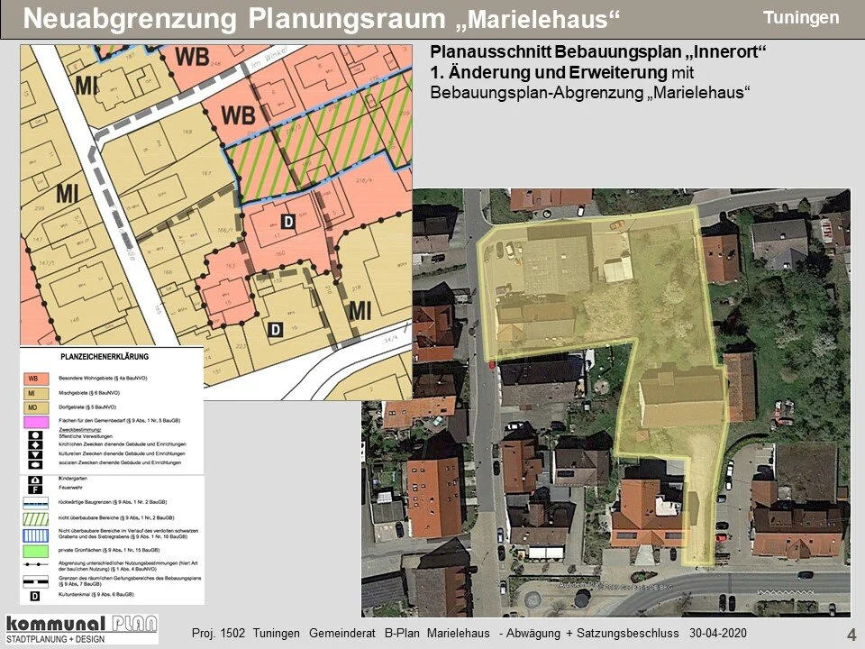 Tuningen Bebauungsplan "Marielehaus"