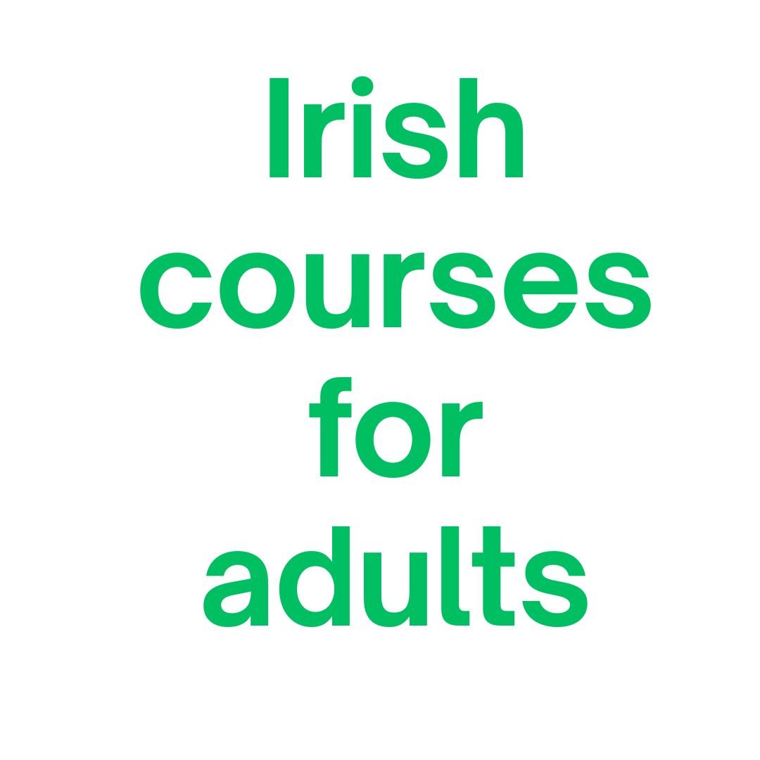 Irish courses for adults