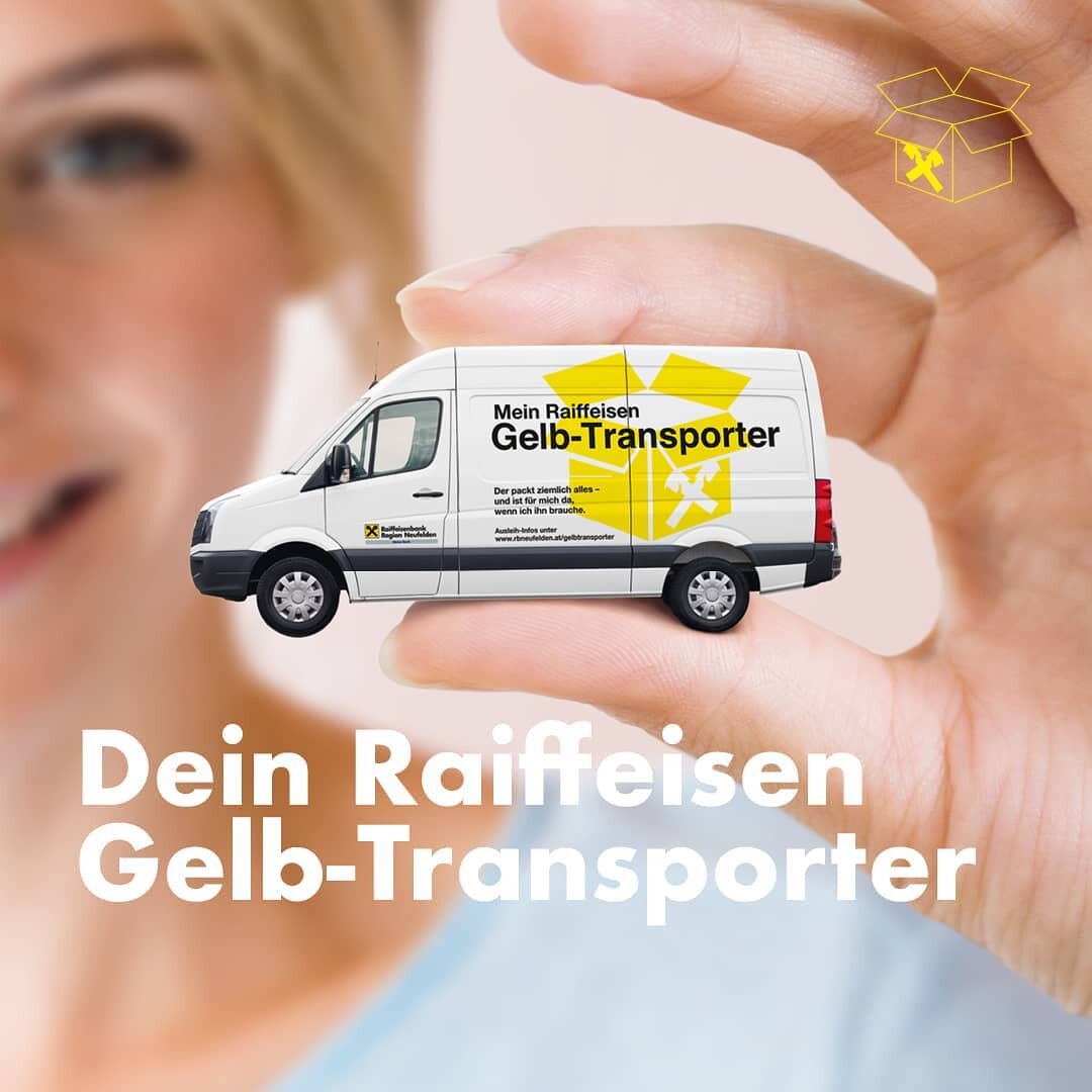 Der Raiffeisen Gelb-Transporter packt ziemlich alles &ndash; und ist f&uuml;r dich da, wenn du ihn brauchst. 🤗

Mehr dazu findest du auf www.rbneufelden-gelbtransporter.at!

#gelbtransporter #ausborgen #vollpacken #losstarten #mietwagen #leihwagen #