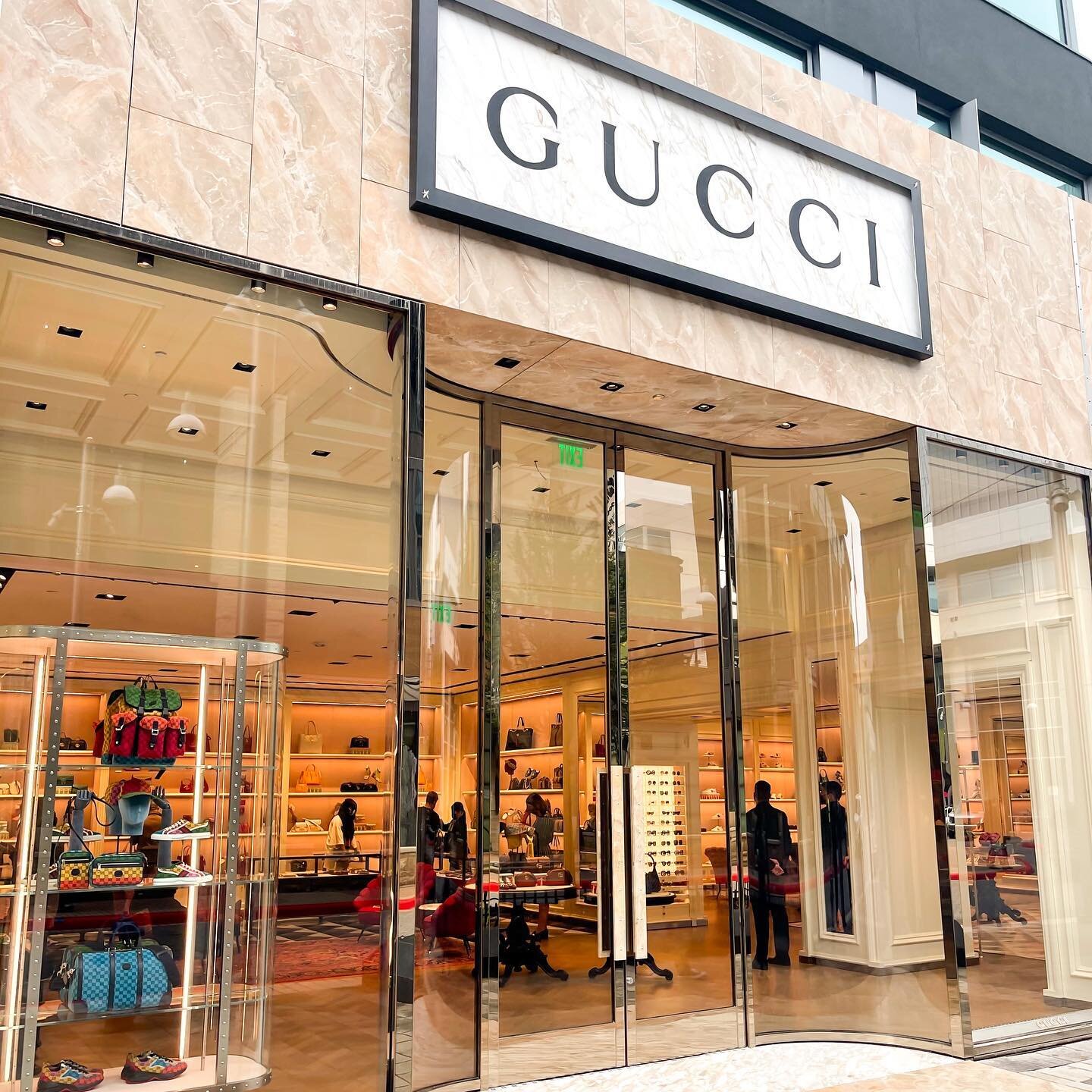 Have you visited the new @gucci store yet? Come shop these eclectic and contemporary designs. Store hours are 11am-7pm daily ✨ #legacywest