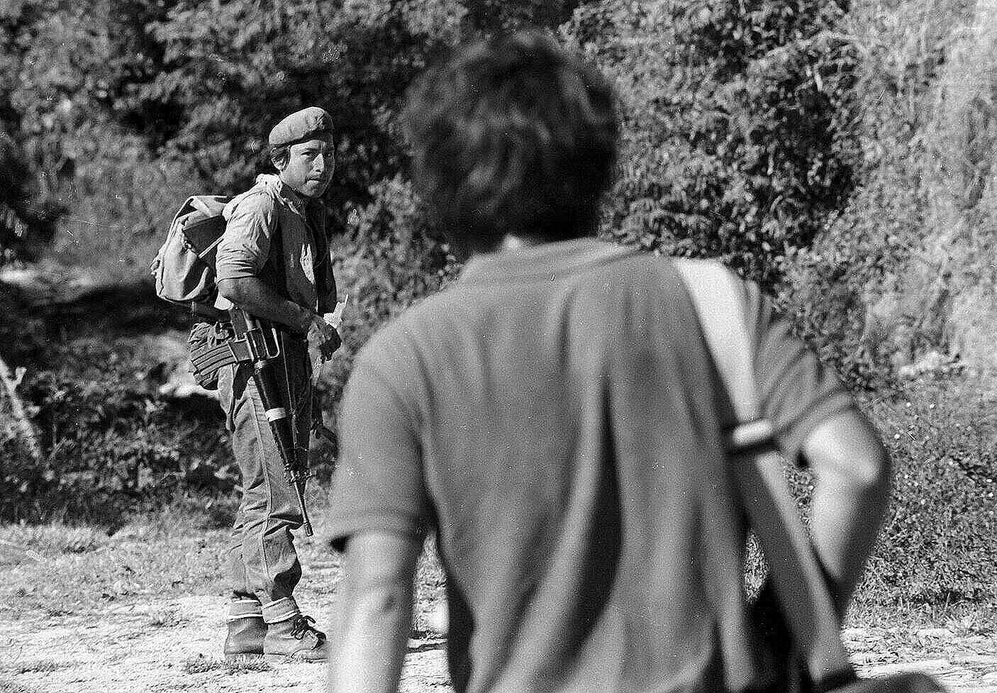 THE LOOK      —   near Guazapa Volcano, Japanese photojournalist Hiromi Nagakura