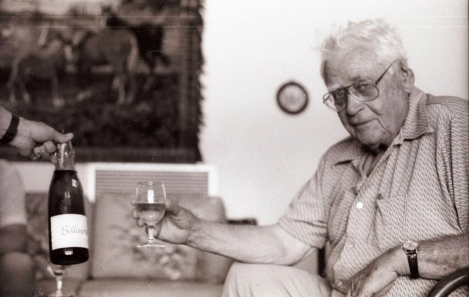 VERY GOOD YEAR  —  Portrait of Ike Smalley, longest serving President Pro Tempore of the New Mexico State Senate, Deming, New Mexico (1987)  