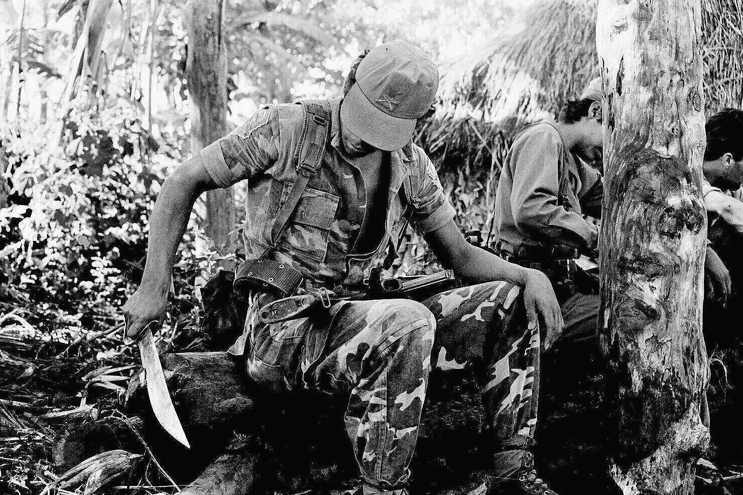 BIG BLADE — soldier in jungle, west of Sesori