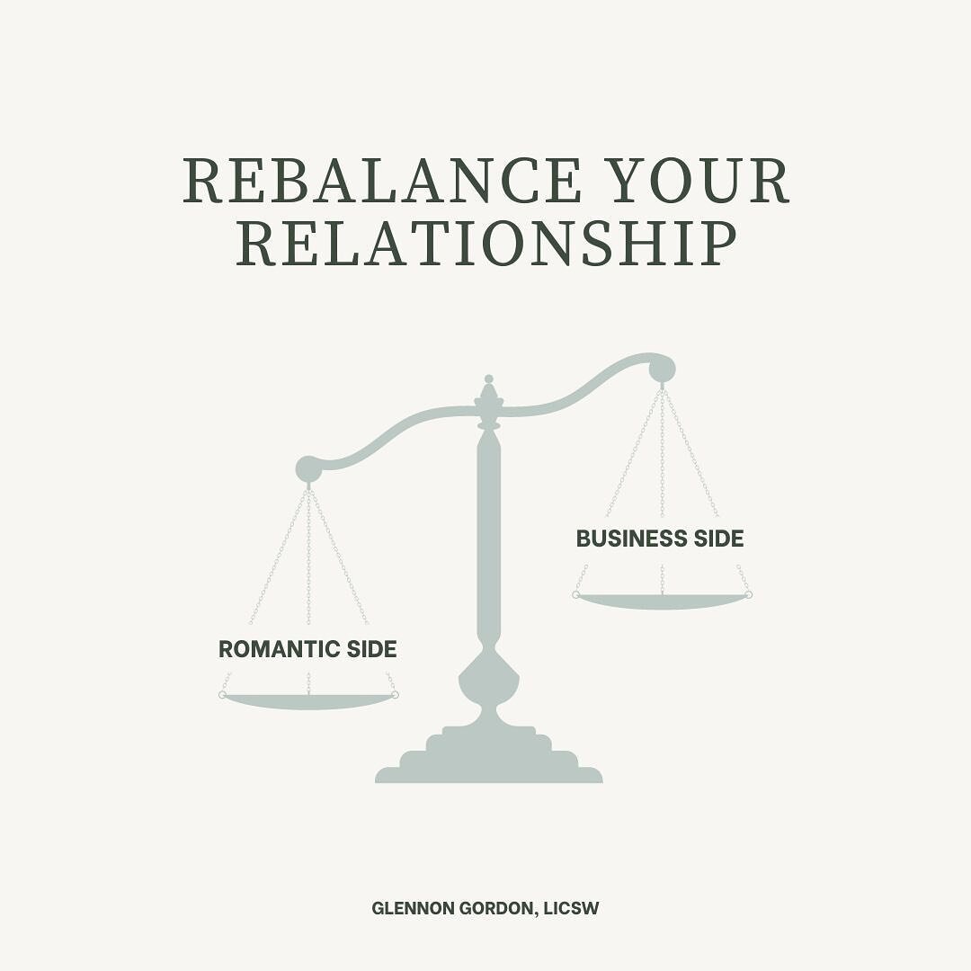 There are two sides to every long-term partnership. A business side, and a romantic side. Most relationships become imbalanced easily and which one usually ends up with the lion's share of attention? You guessed it, the business side. 

On the blog, 