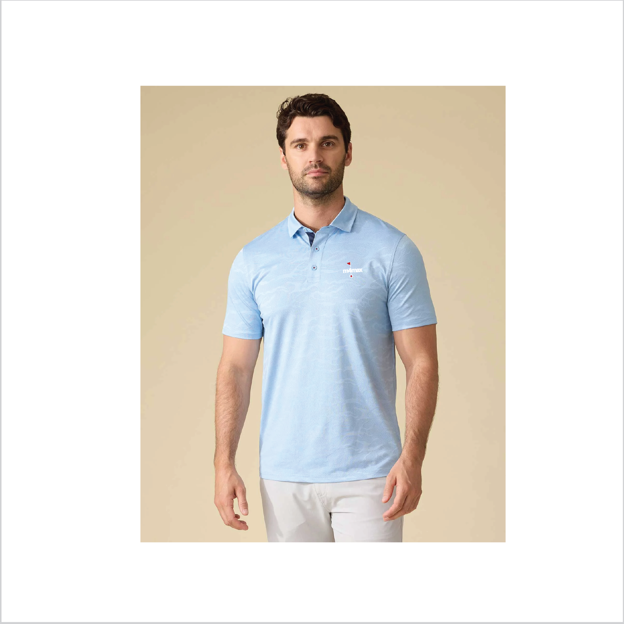 M4Max Arcadia Camo Performance Polo