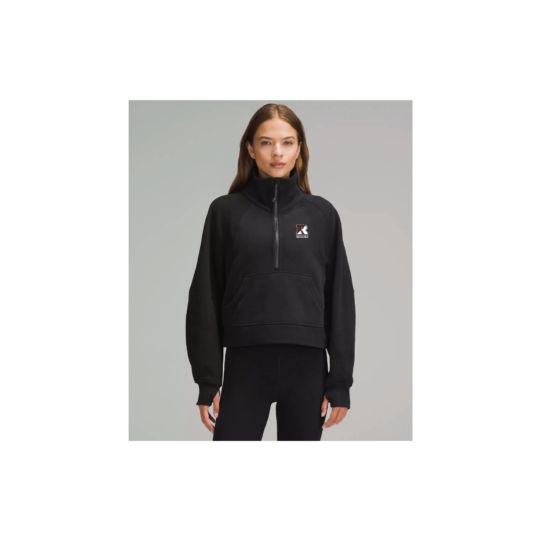 Scuba Oversized Funnel-Neck Half Zip