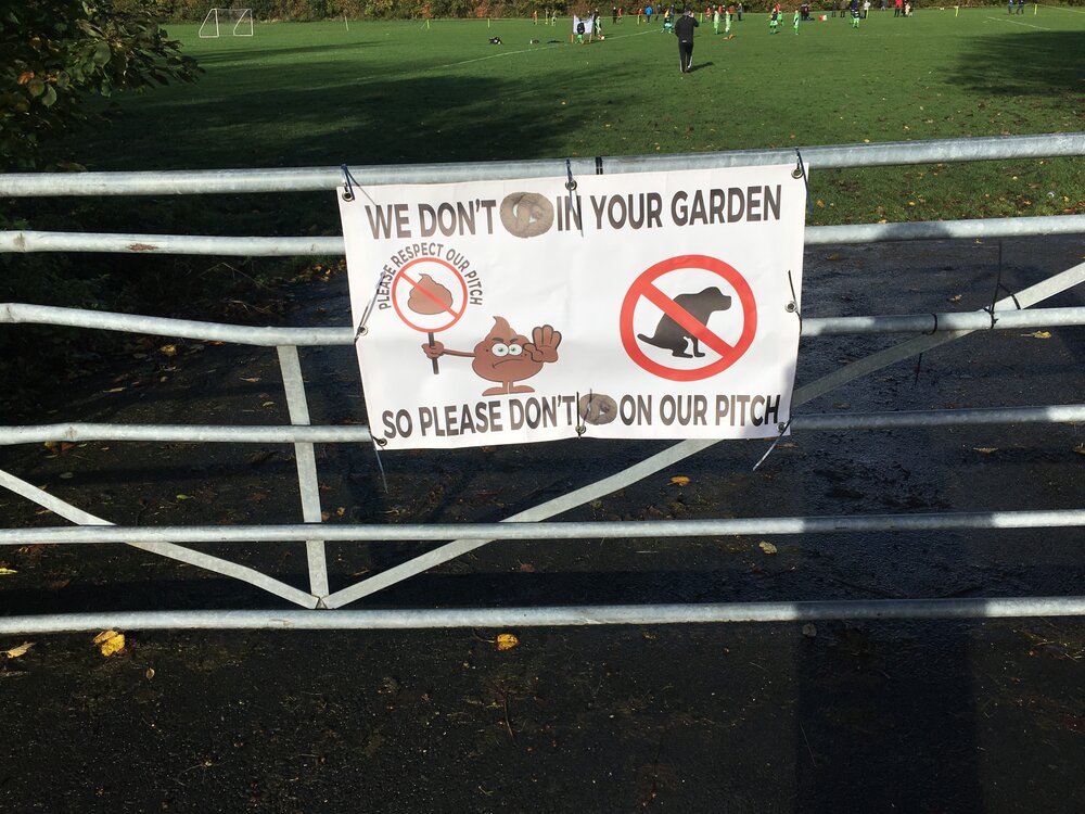 Newsletter dog poo sign.JPG