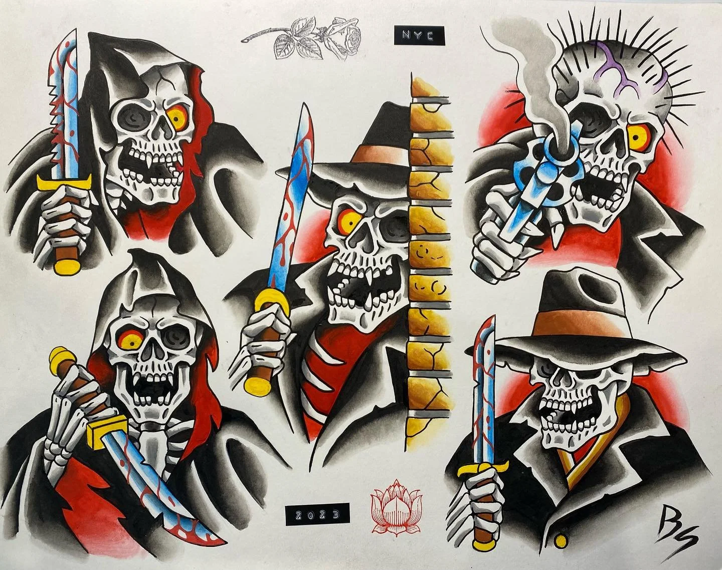 Sinister Characters Flash Sheet