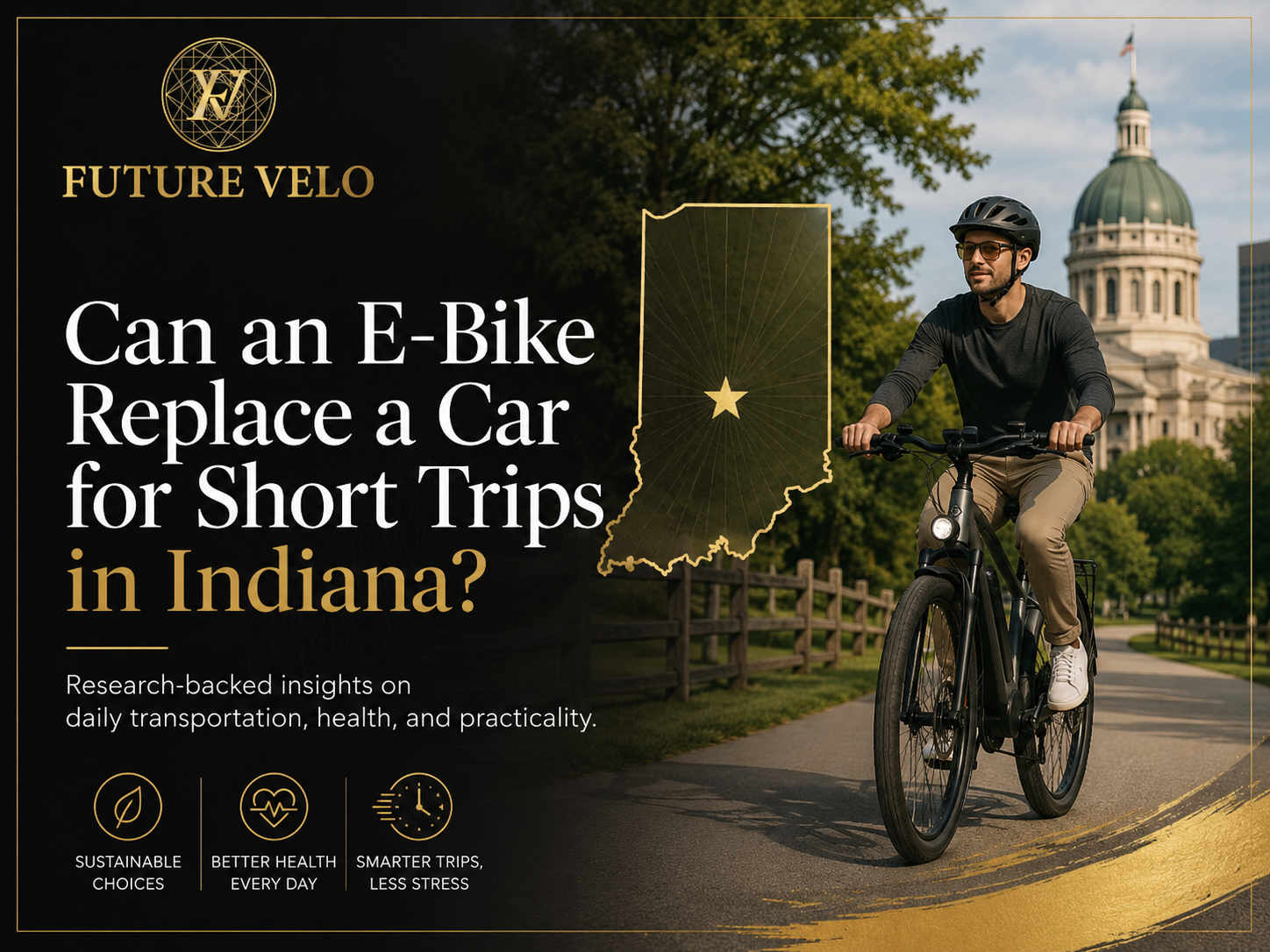 Can an E-Bike Replace a Car for Most Trips in Indiana?