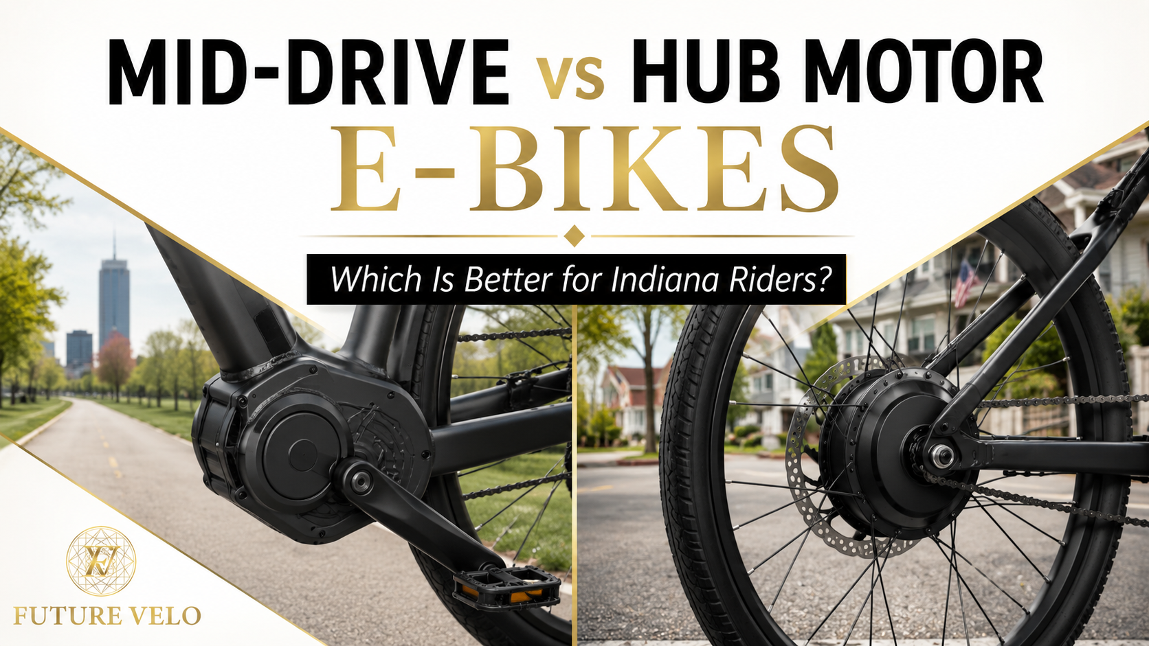 Mid-Drive vs Hub Motor E-Bikes: Which Is Better for Indiana Riders?