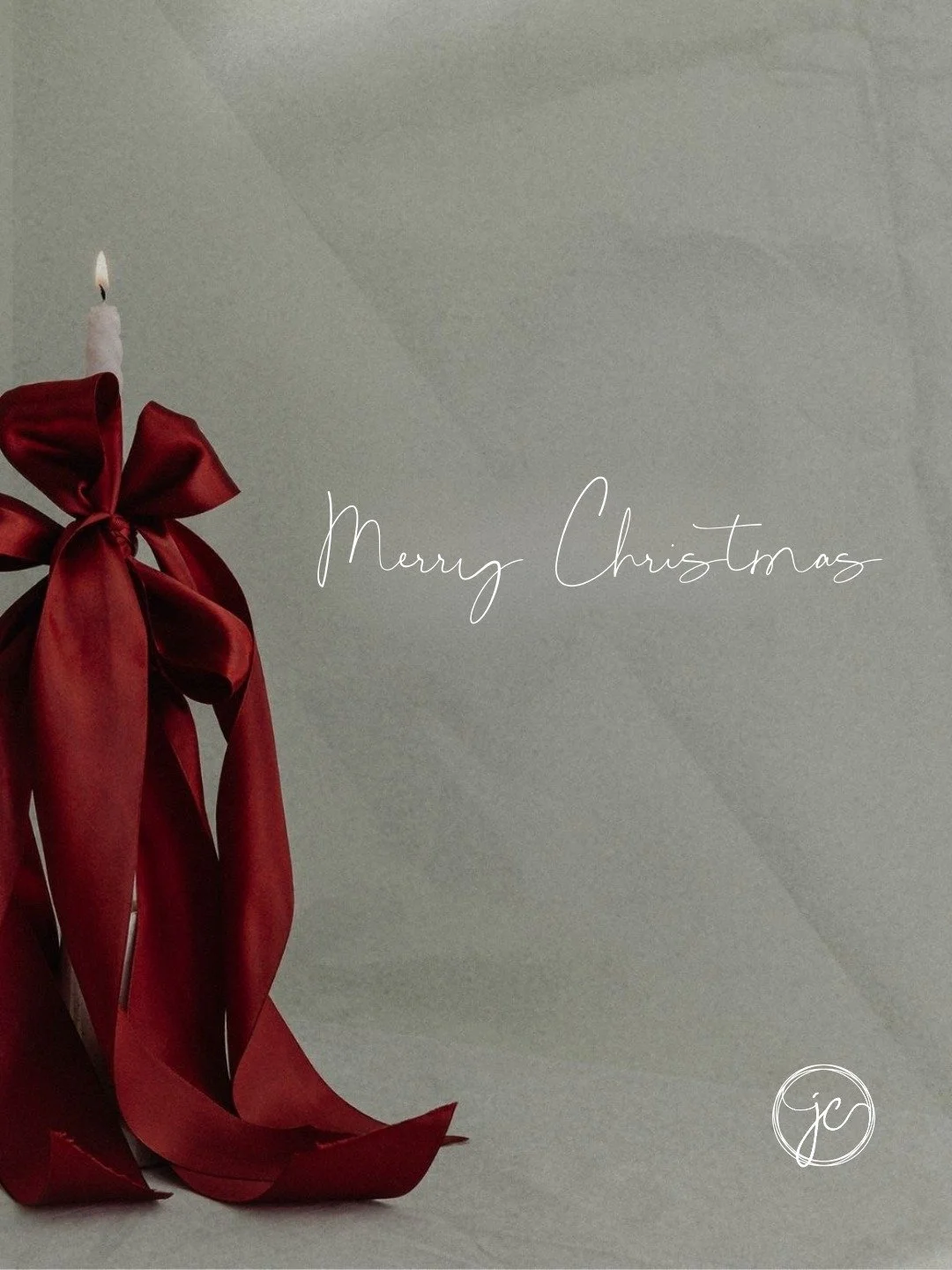 Merry Christmas and happy holidays from all of us at JC Bespoke Events - wishing you a season filled with beauty, joy and celebration.