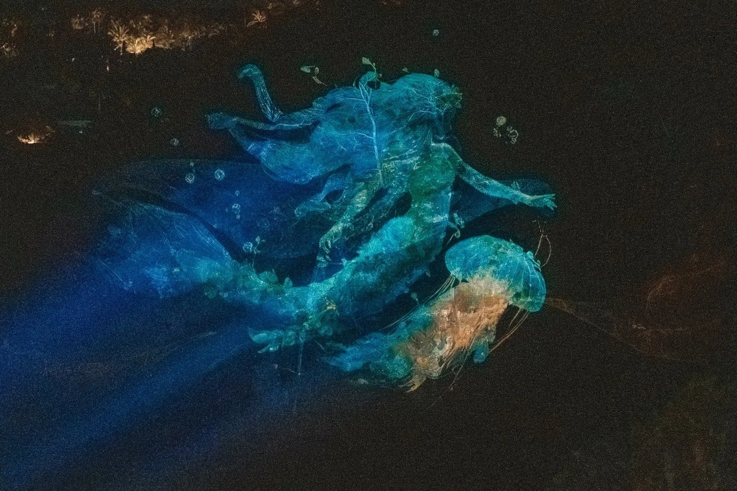 Projected visuals transformed the cliffside - creating an atmosphere that felt immersive, intentional and entirely unforgettable.