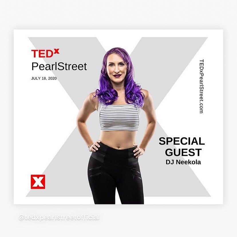 Super excited to be performing a special livestream for @tedxpearlstreetofficial alongside @neeksmusic and that pink haired weirdo @djneekola !

Get tickets now, it&rsquo;s tomorrow!!!