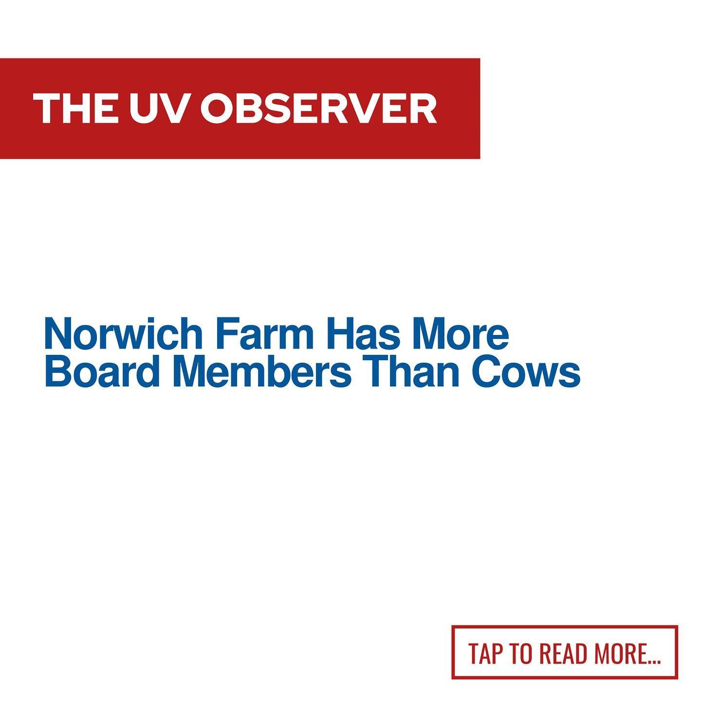 Norwich Farm Has More Board Members Than Cows