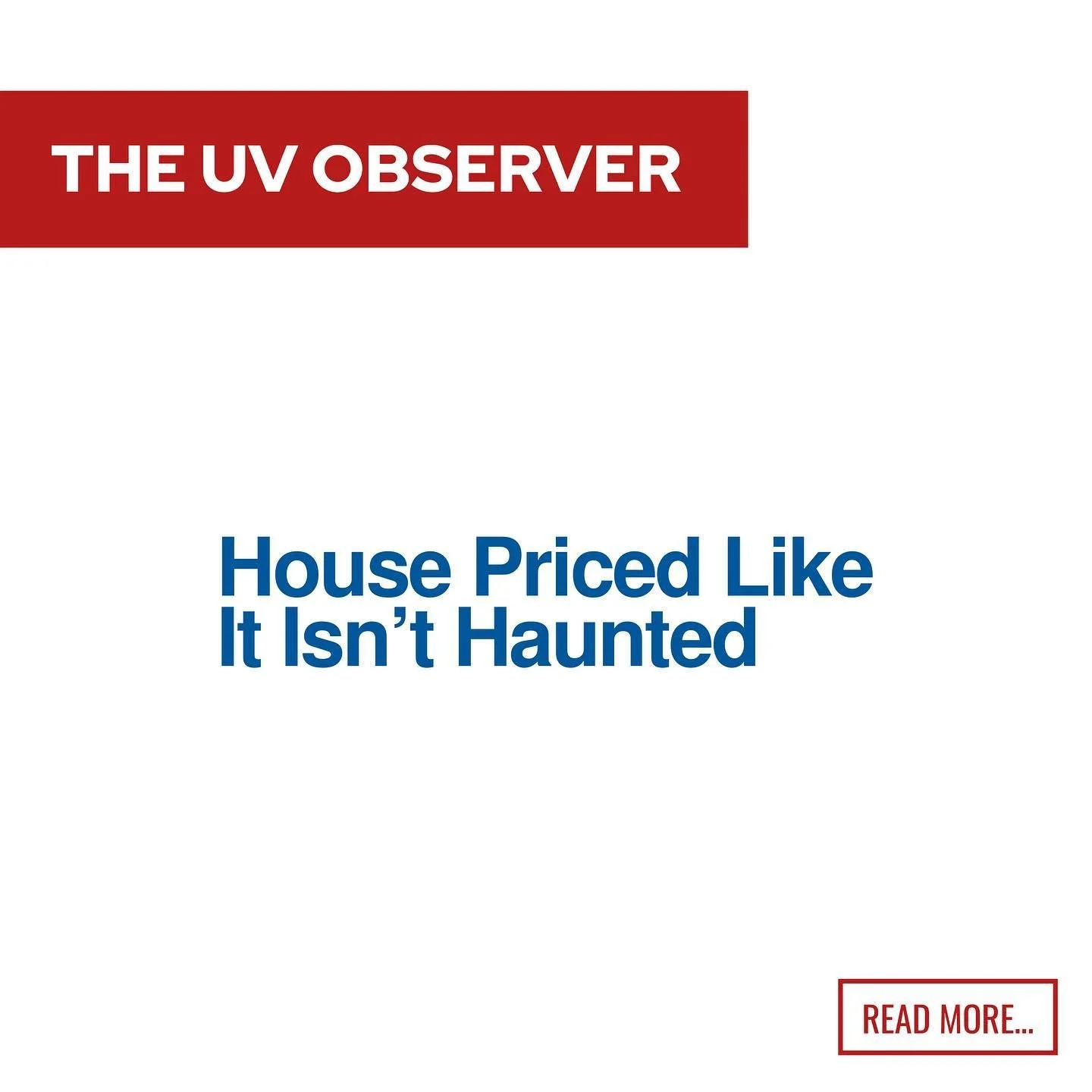 House Priced Like It Isn’t Haunted