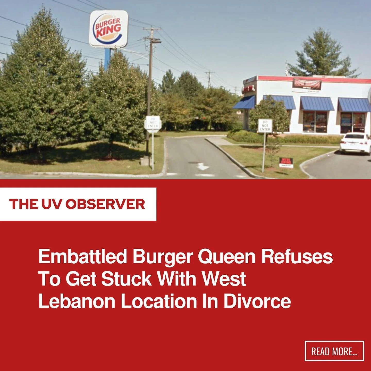 Embattled Burger Queen Refuses To Get Stuck With West Lebanon Location In Divorce