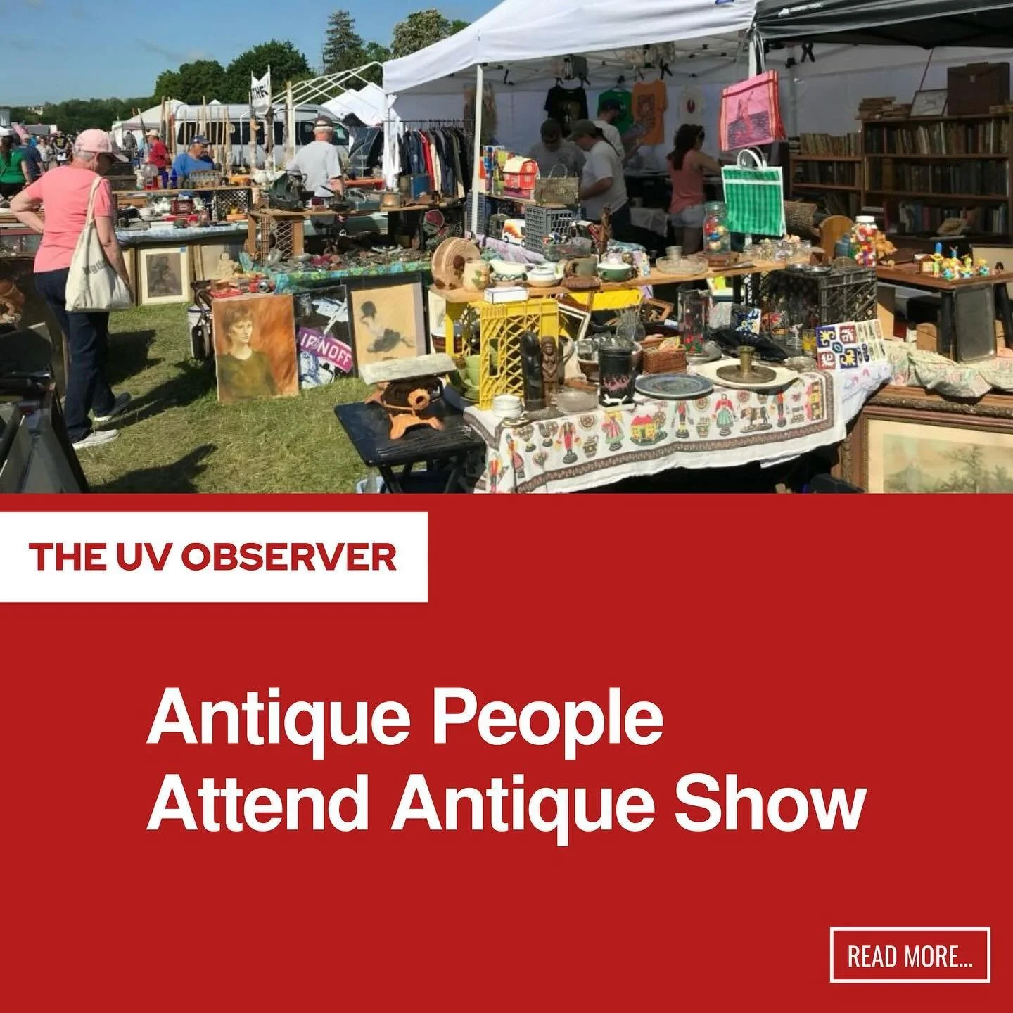 Antique People Attend Antique Show