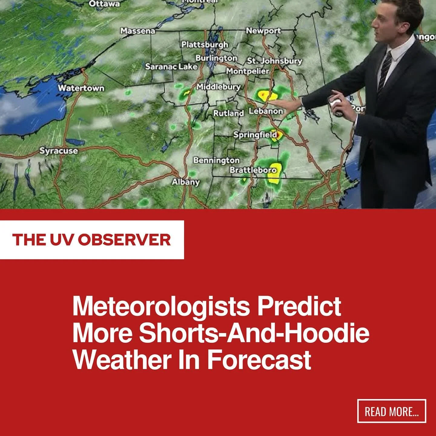 Meteorologists Predict More Shorts-And-Hoodie Weather In Forecast