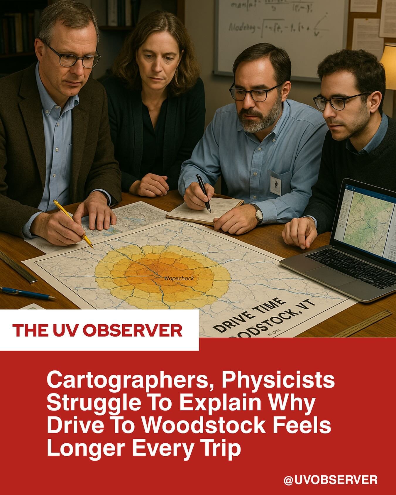 Cartographers, Physicists Struggle To Explain Why Drive To Woodstock Feels Longer Every Trip