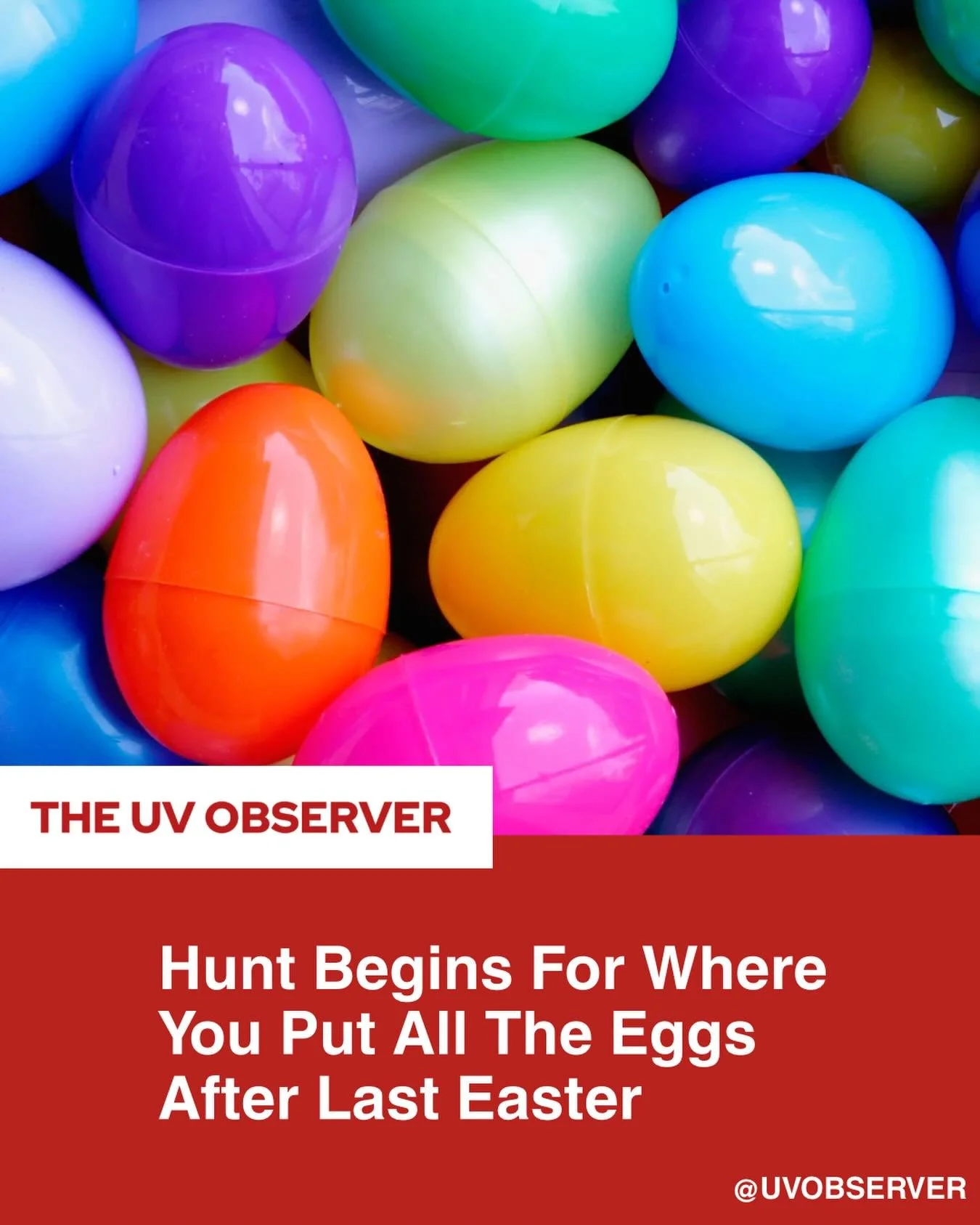Hunt Begins For Where You Put All The Eggs After Last Easter