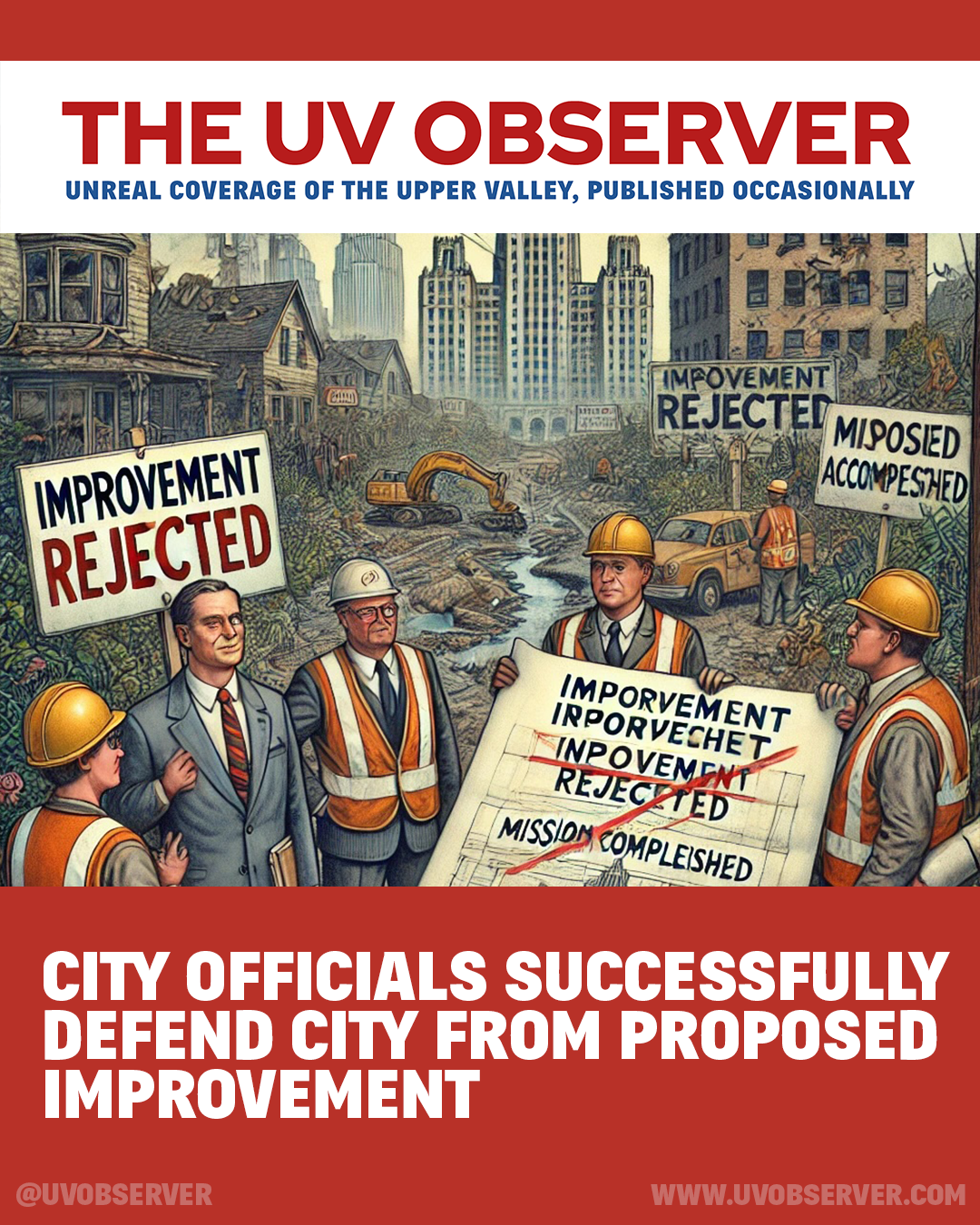 City Officials Successfully Defend City From Proposed Improvement