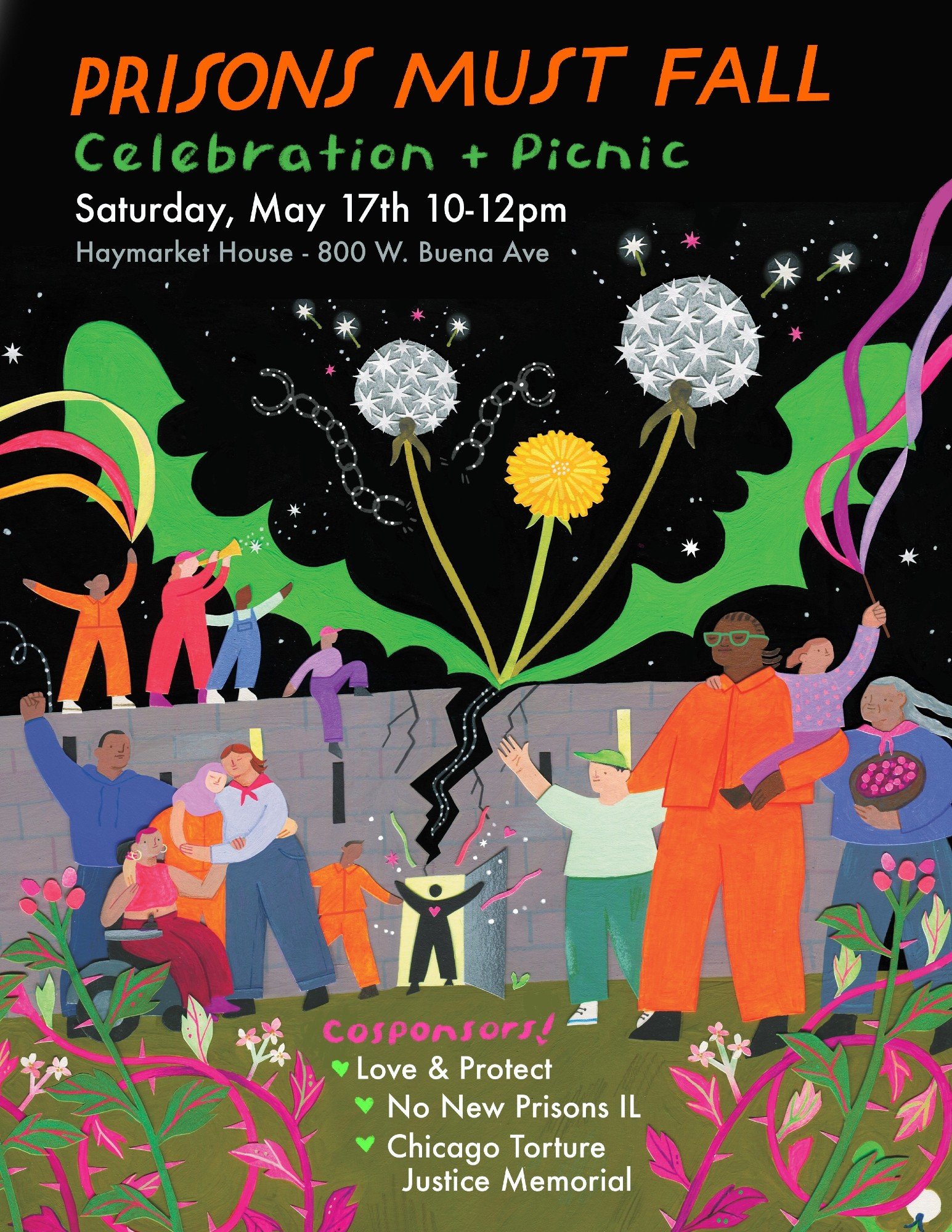Chicago, IL: Prisons Must Fall: Celebration and Picnic