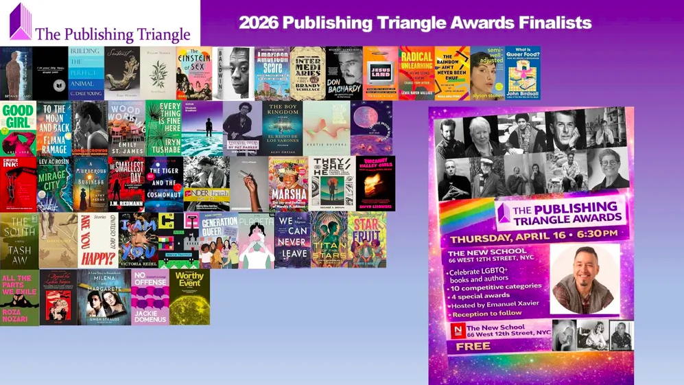 Finalists Announced for the 38th Annual Publishing Triangle Awards