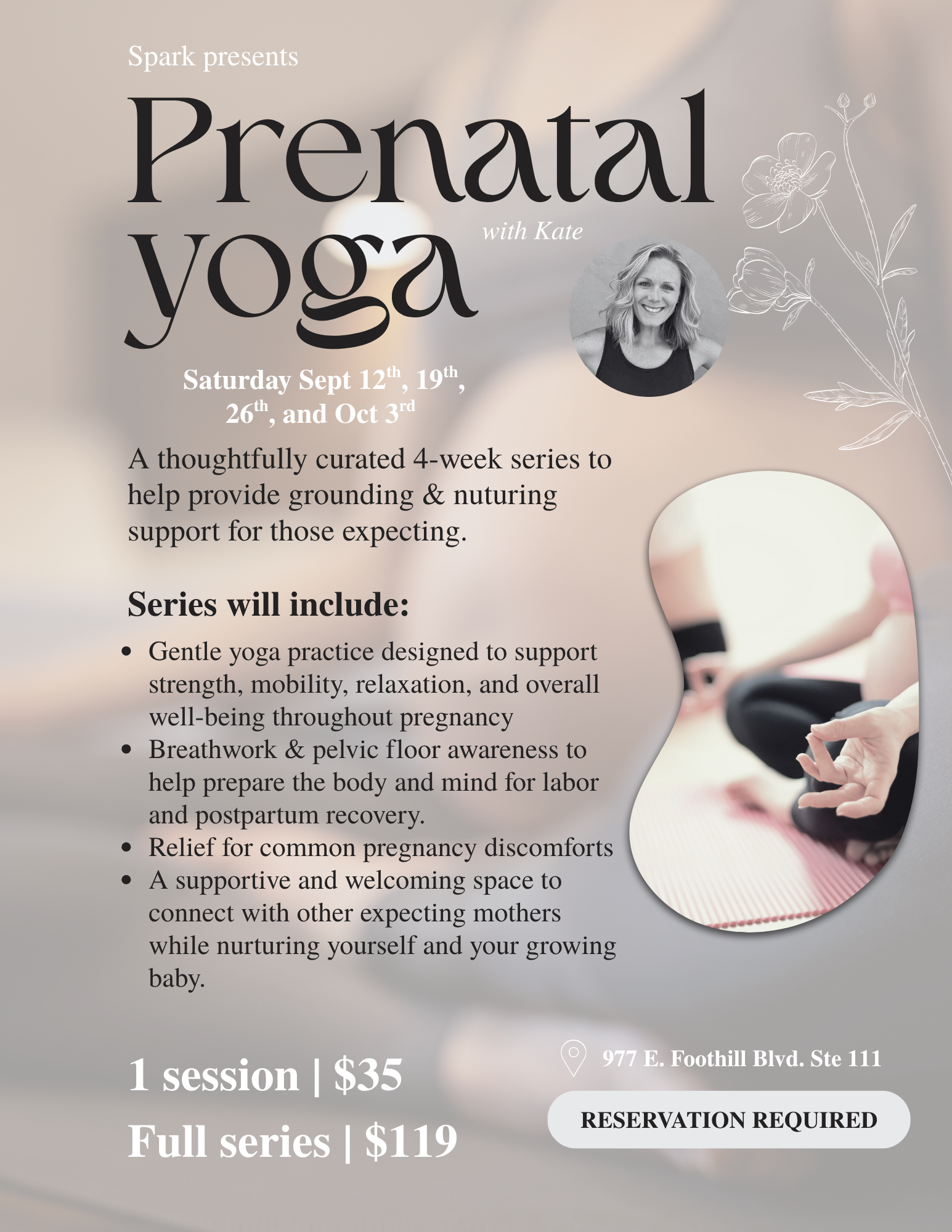 Pre+postnatal 4-week series
