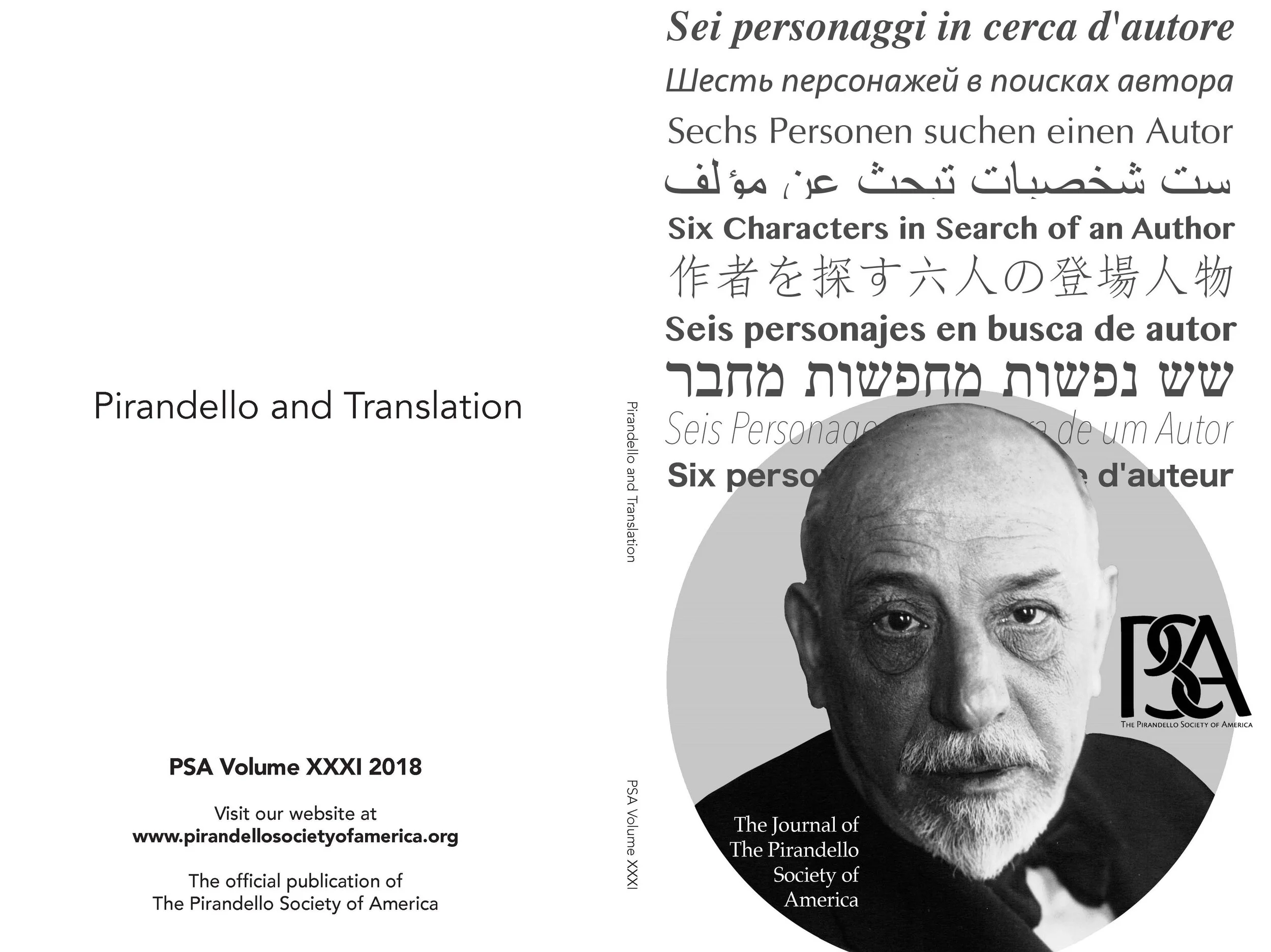 Cover, PSA Vol 31