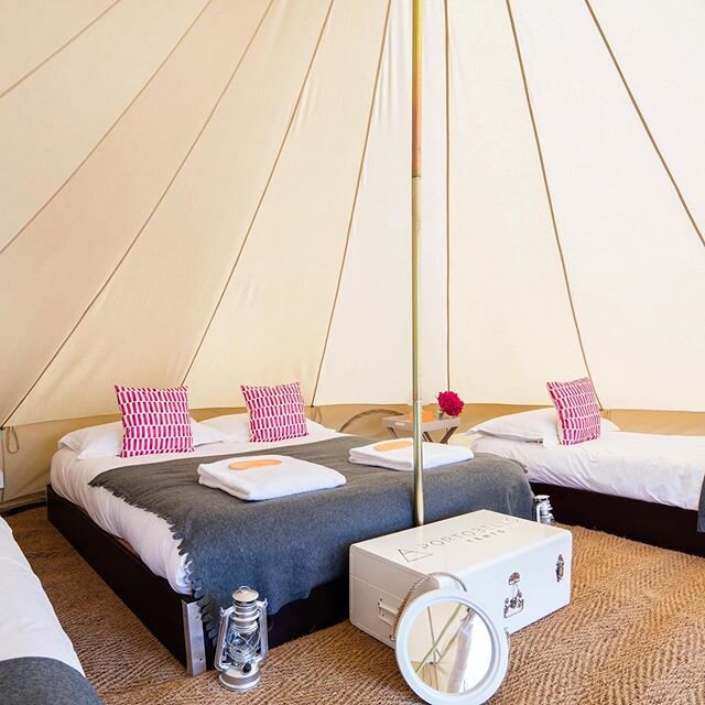 We are welcoming the brilliant Portobello Tents to We are Not A Festival, providing the ultimate luxury stay in their bell tents. 
Book into a Gold Family Luxury Bell Tent and you'll arrive at The Lakeside Meadow with your home from home ready to go.